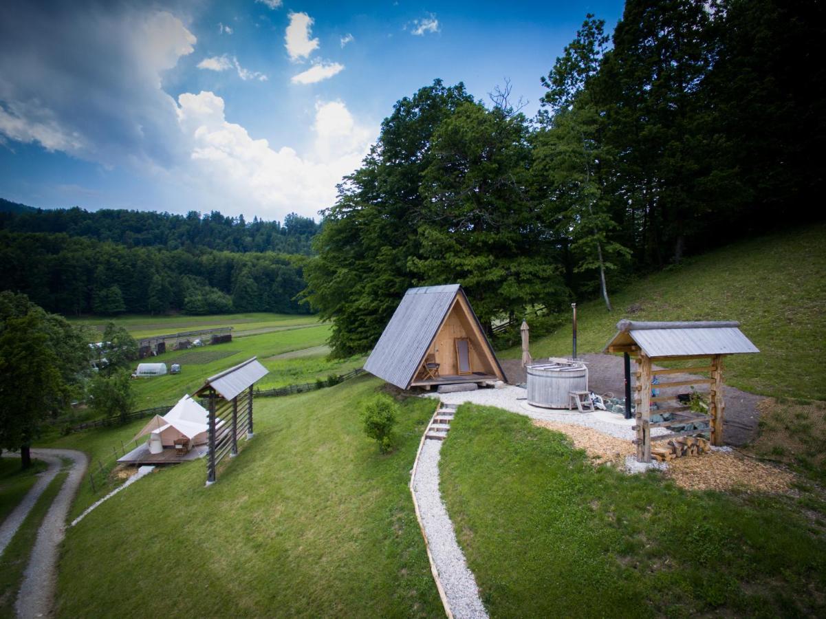 Villa Puzman Farm Glamping Radovljica Exterior foto
