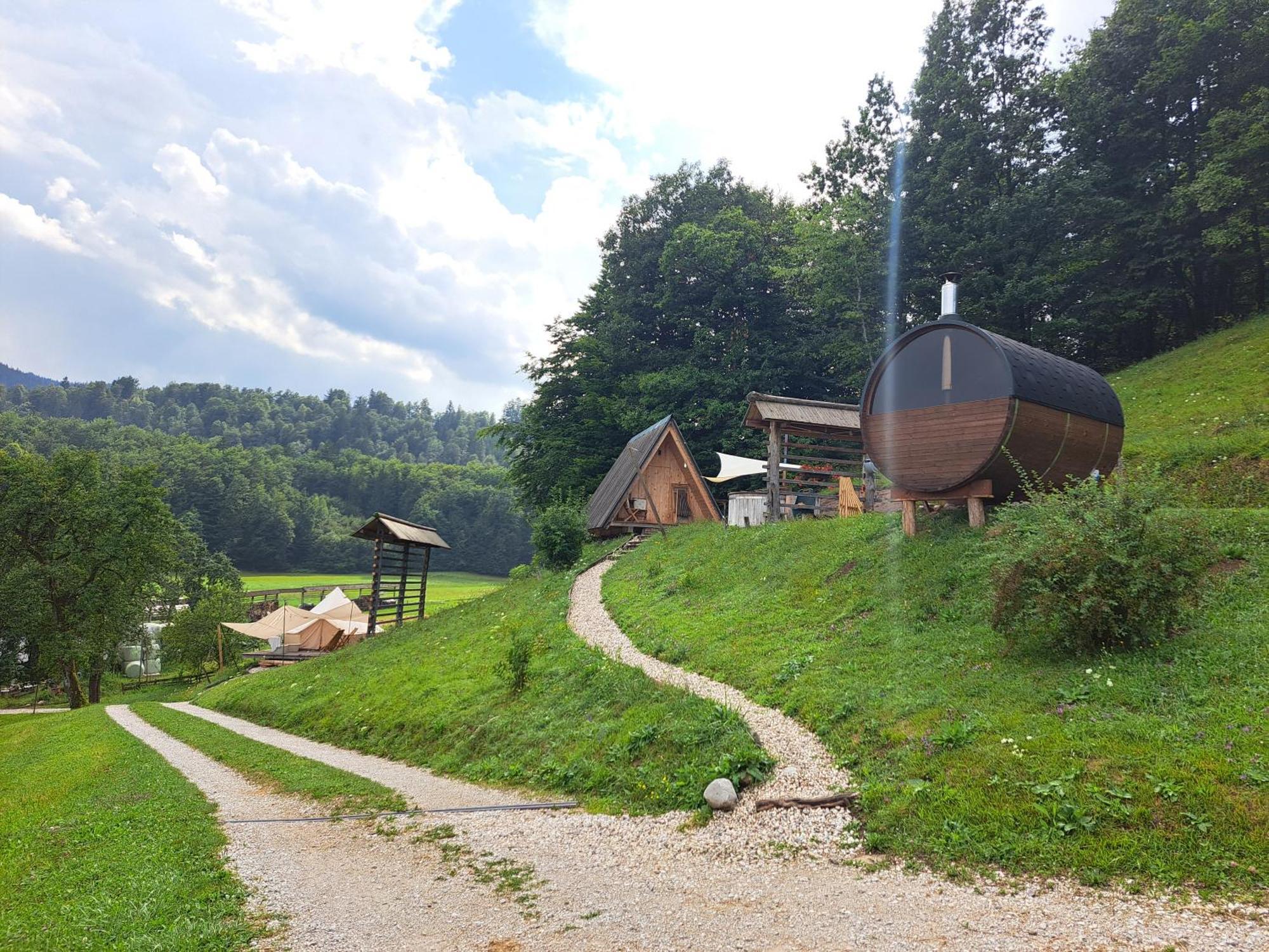 Villa Puzman Farm Glamping Radovljica Exterior foto